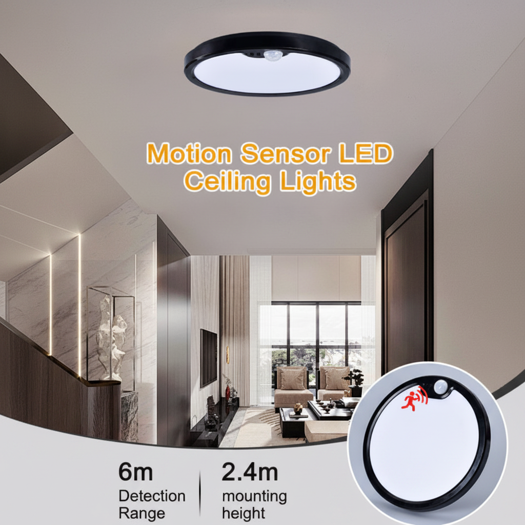 ZenithGlow MotionSense Smart Ceiling Light