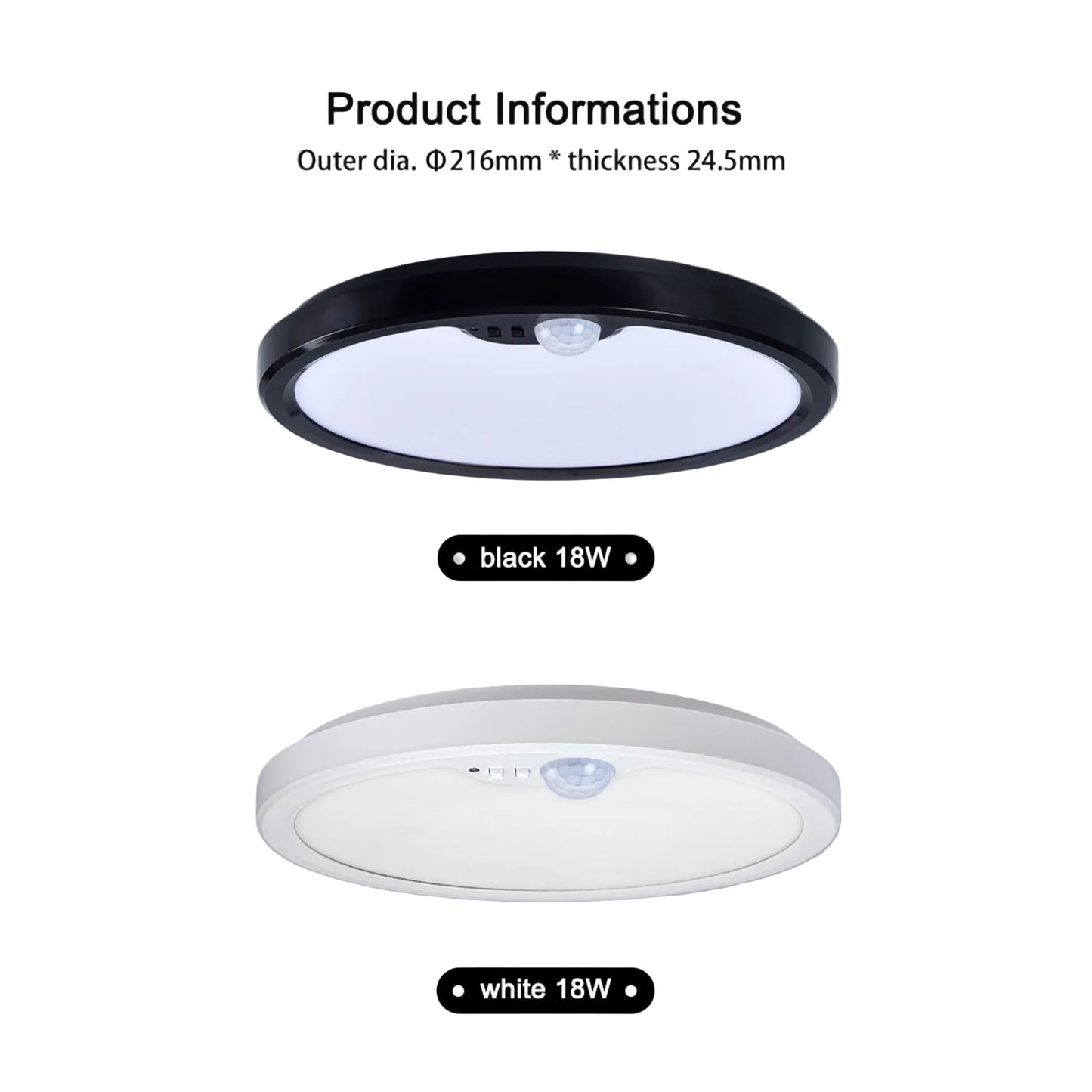 ZenithGlow MotionSense Smart Ceiling Light