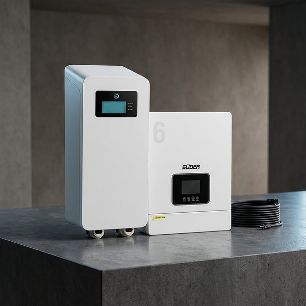 Süder Harmony 6000 Hybrid Solar Inverter — Studio Shot